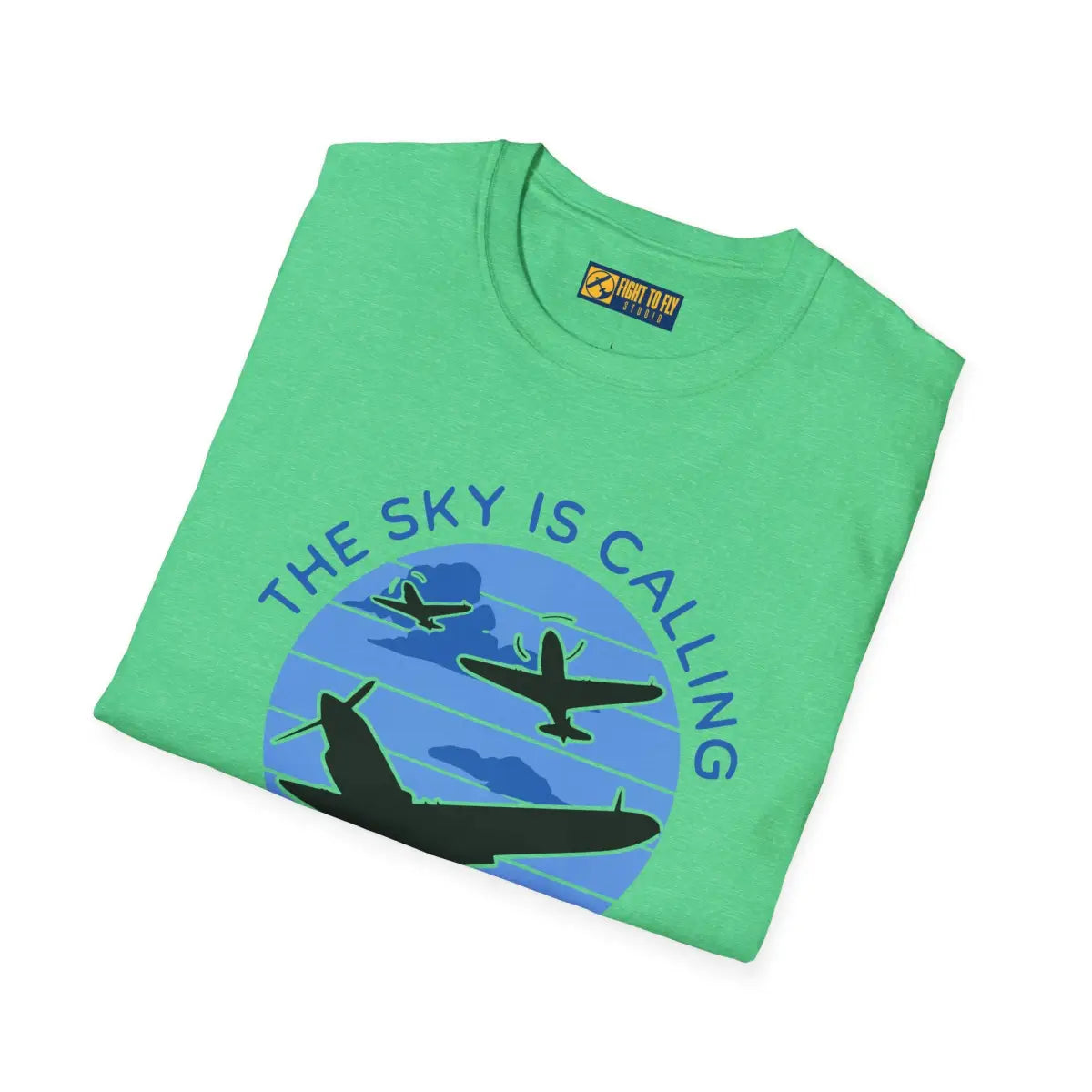 The Sky is Calling - Adventure Awaits - T-Shirt - Pilot gifts - WWII warbird t-shirt