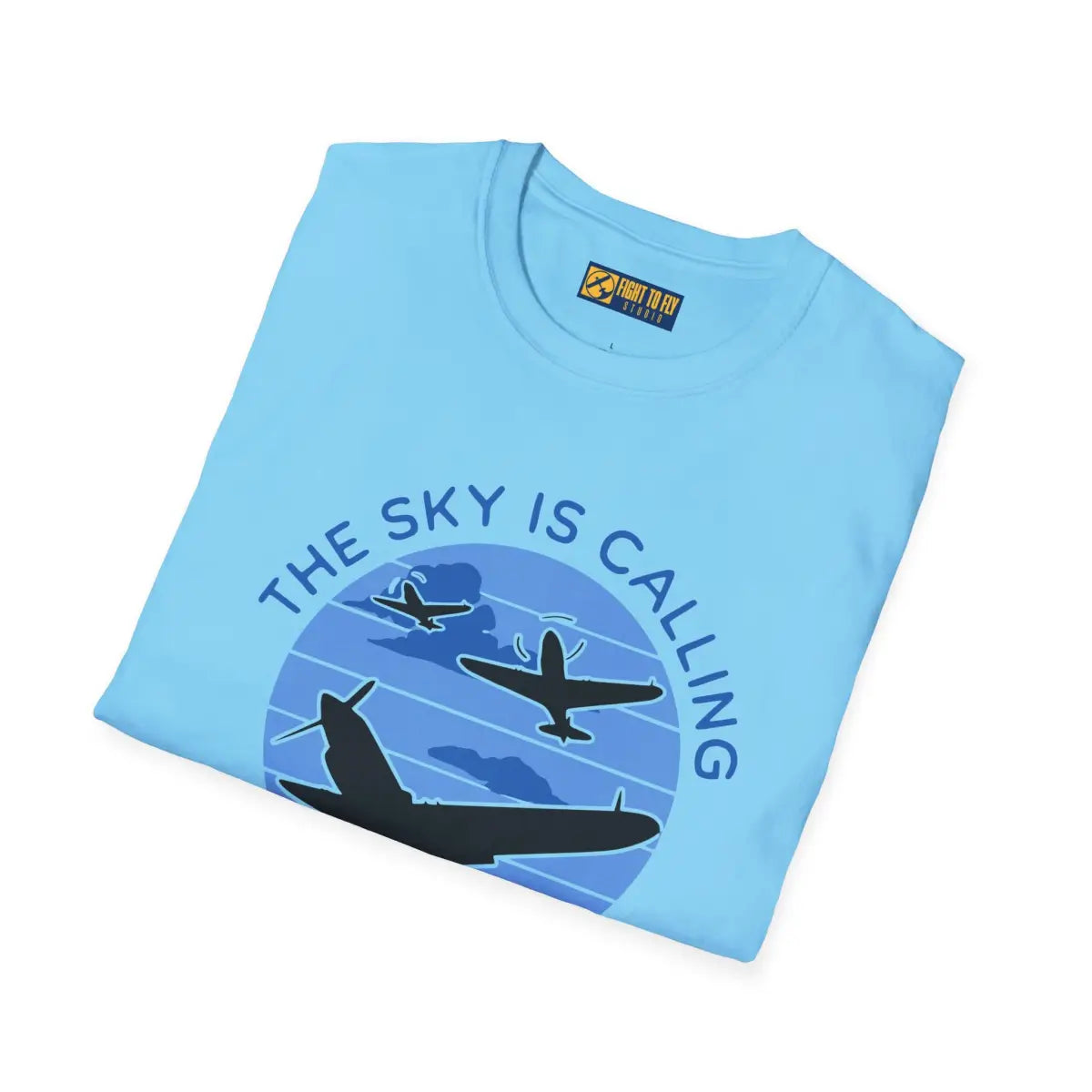 The Sky is Calling - Adventure Awaits - T-Shirt - Pilot gifts - WWII warbird t-shirt