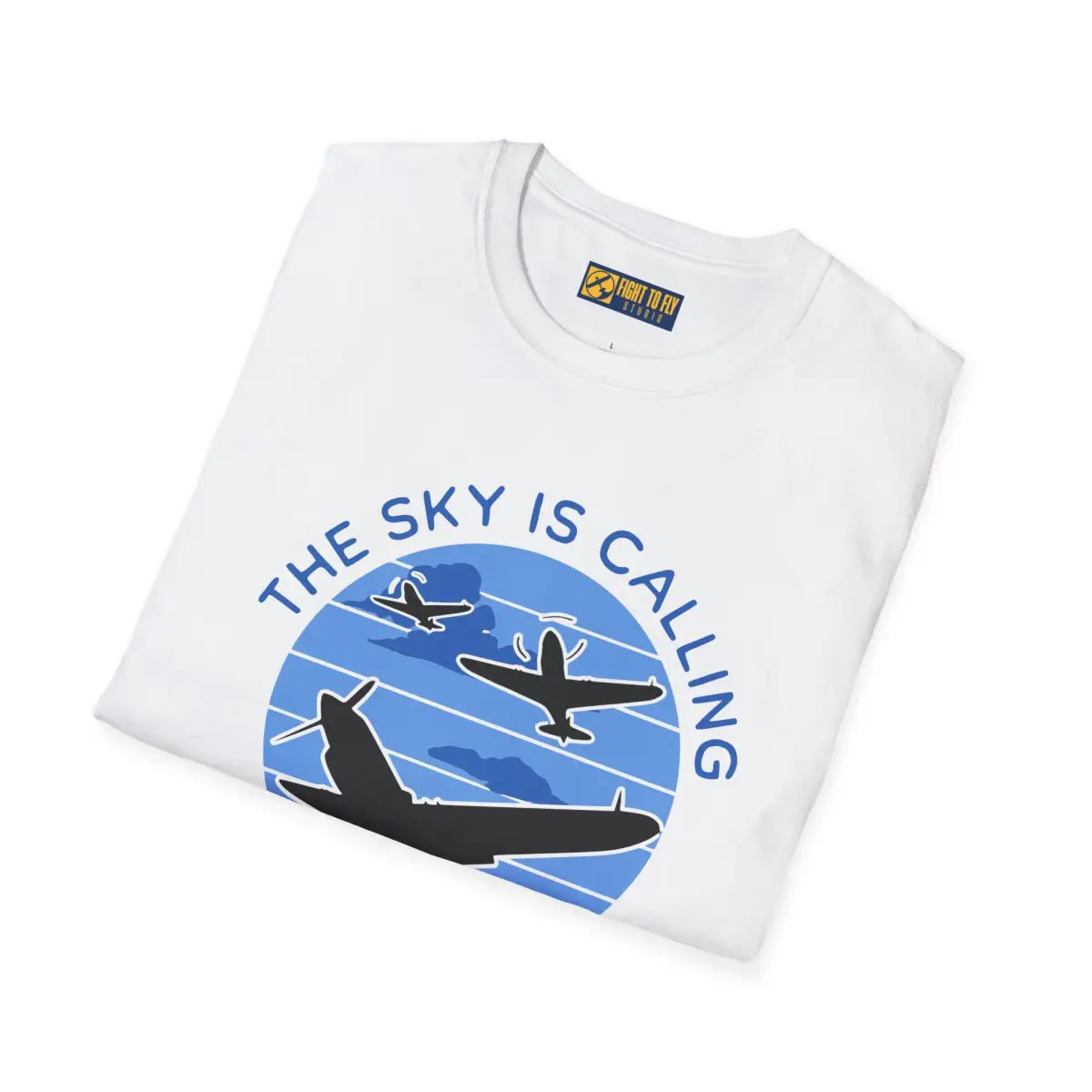 The Sky is Calling - Adventure Awaits - T-Shirt - Pilot gifts - WWII warbird t-shirt