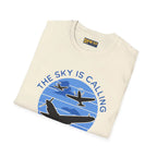 The Sky is Calling - Adventure Awaits - T-Shirt - Pilot gifts - WWII warbird t-shirt