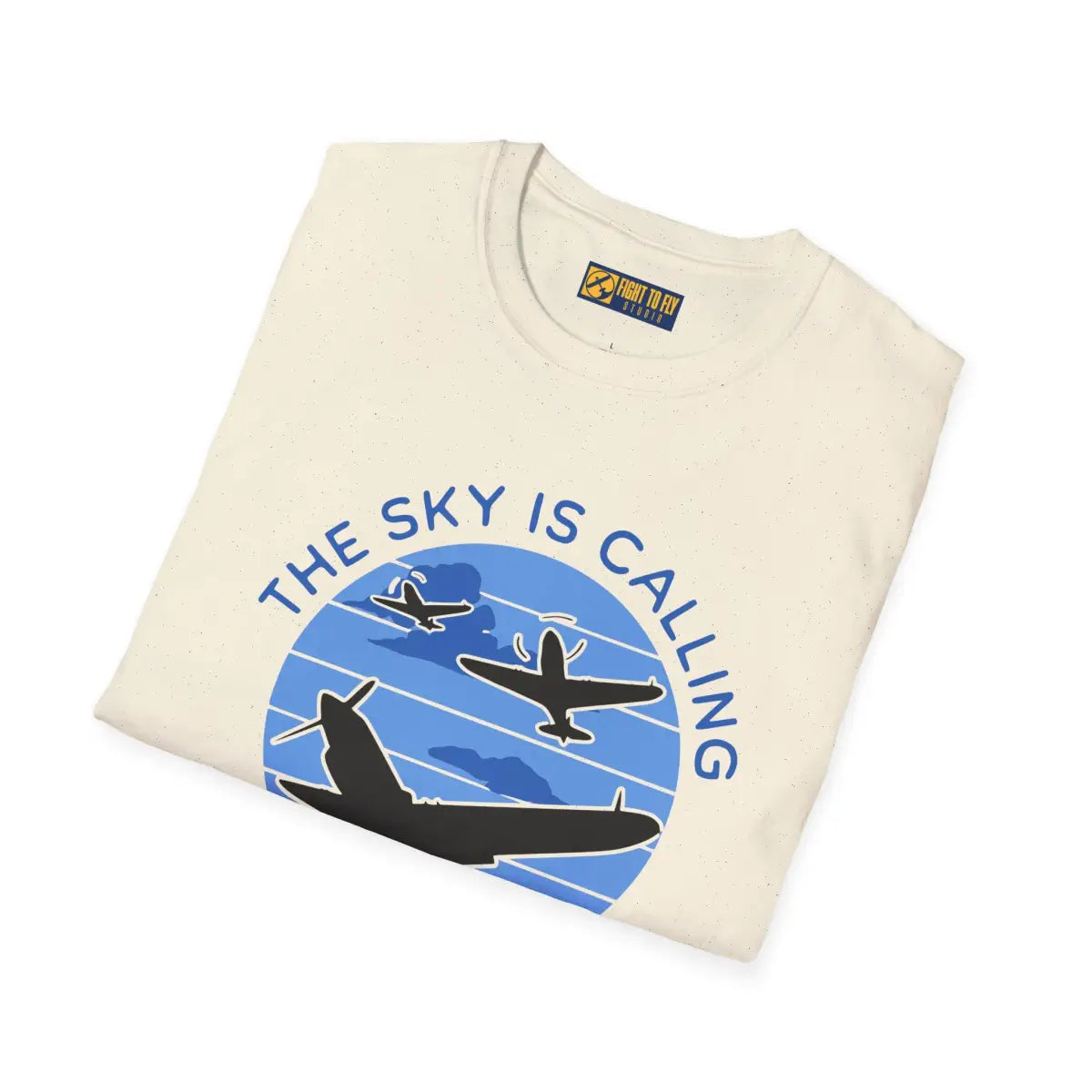 The Sky is Calling - Adventure Awaits - T-Shirt - Pilot gifts - WWII warbird t-shirt