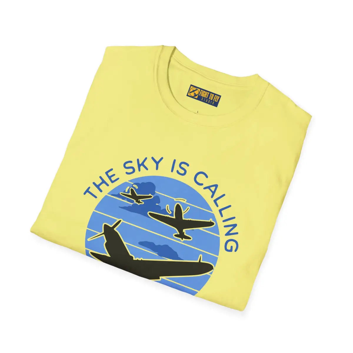 The Sky is Calling - Adventure Awaits - T-Shirt - Pilot gifts - WWII warbird t-shirt