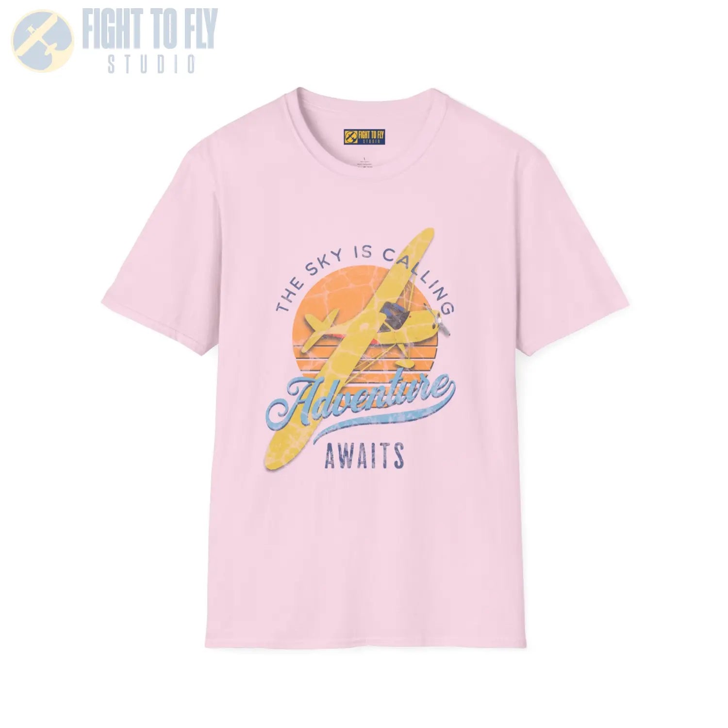 The Sky Is Calling Adventure Awaits Tee - T-Shirt - Pilot gifts - WWII warbird t-shirt