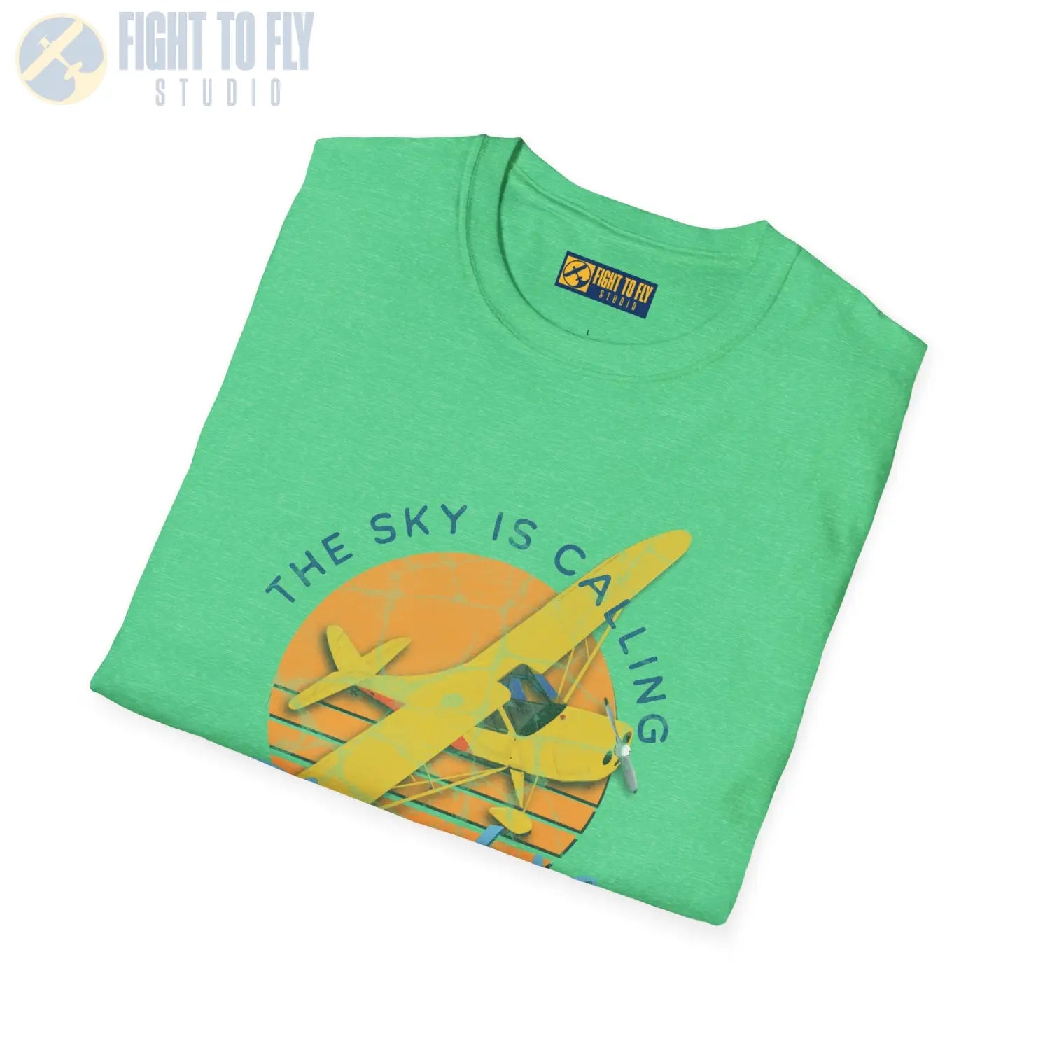 The Sky Is Calling Adventure Awaits Tee - T-Shirt - Pilot gifts - WWII warbird t-shirt