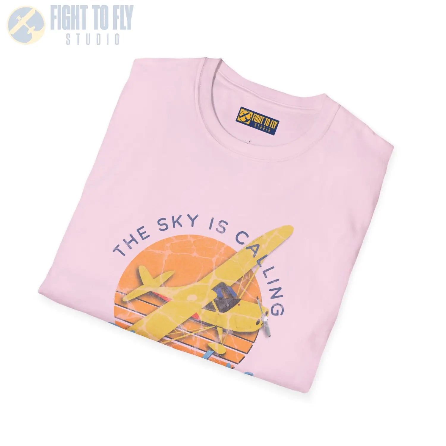 The Sky Is Calling Adventure Awaits Tee - T-Shirt - Pilot gifts - WWII warbird t-shirt