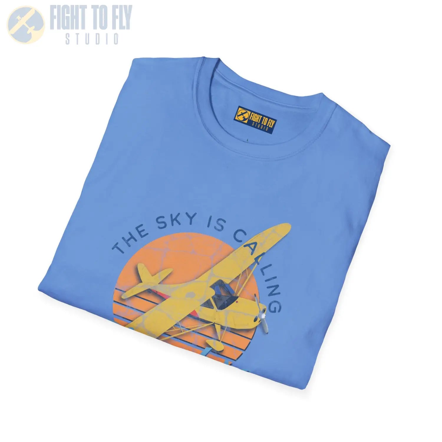 The Sky Is Calling Adventure Awaits Tee - T-Shirt - Pilot gifts - WWII warbird t-shirt