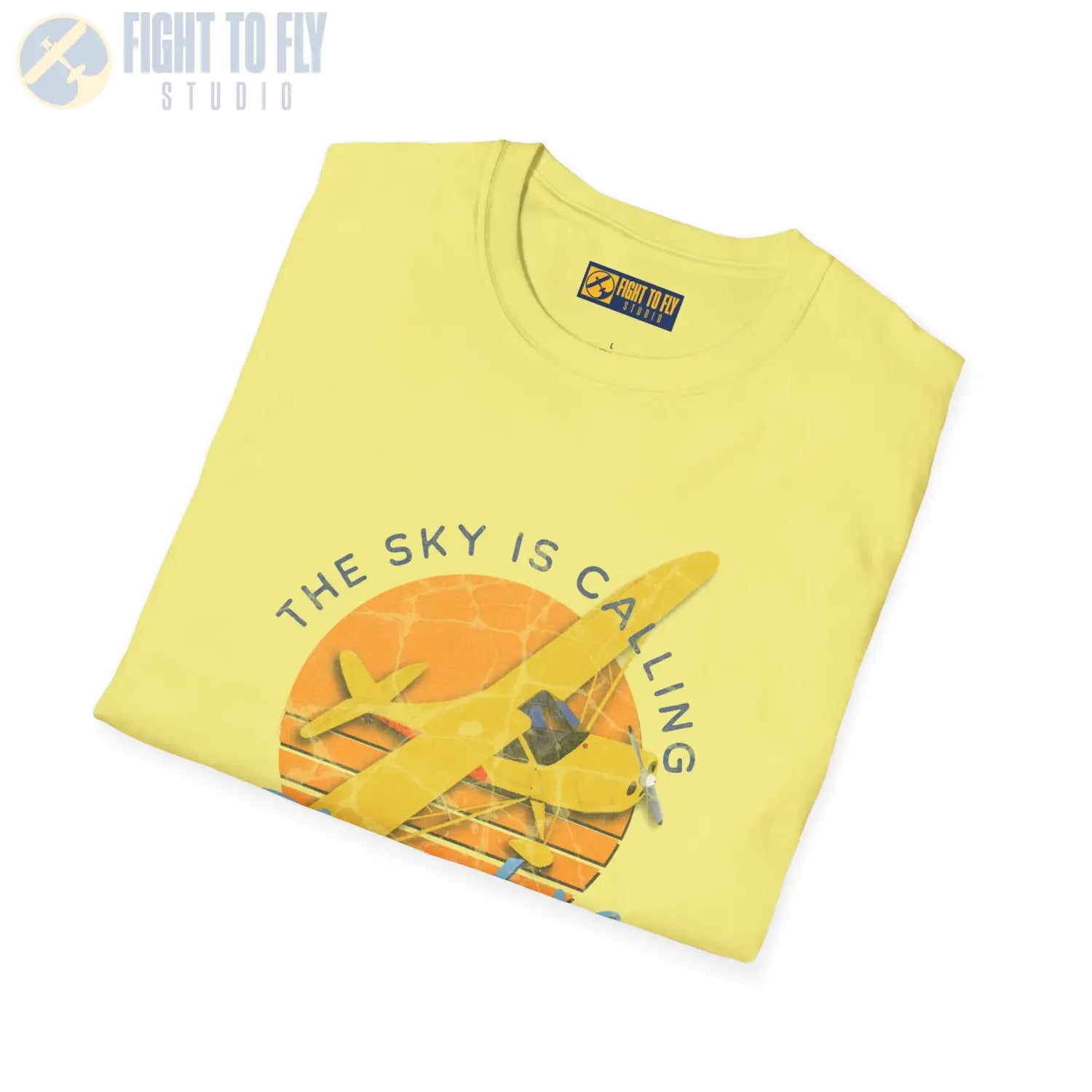 The Sky Is Calling Adventure Awaits Tee - T-Shirt - Pilot gifts - WWII warbird t-shirt