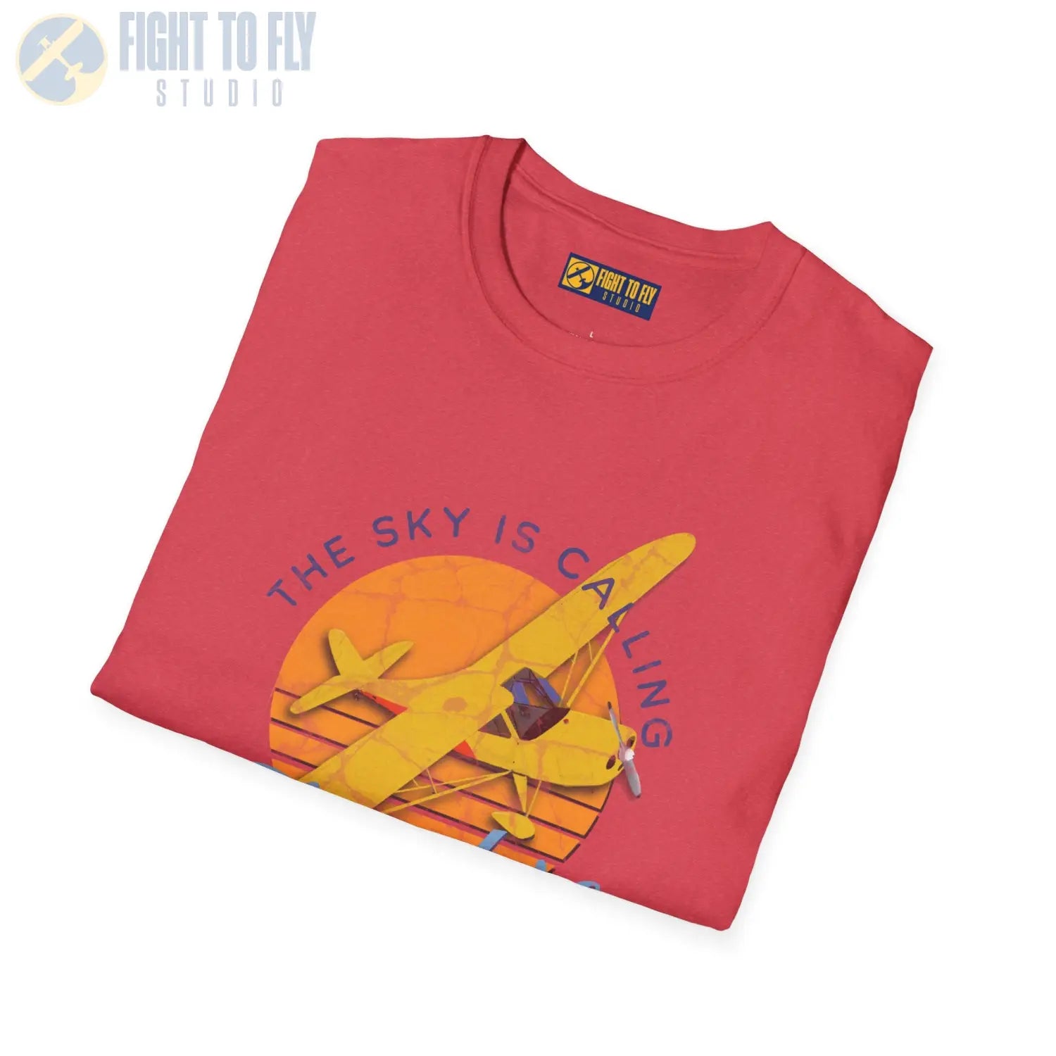 The Sky Is Calling Adventure Awaits Tee - T-Shirt - Pilot gifts - WWII warbird t-shirt