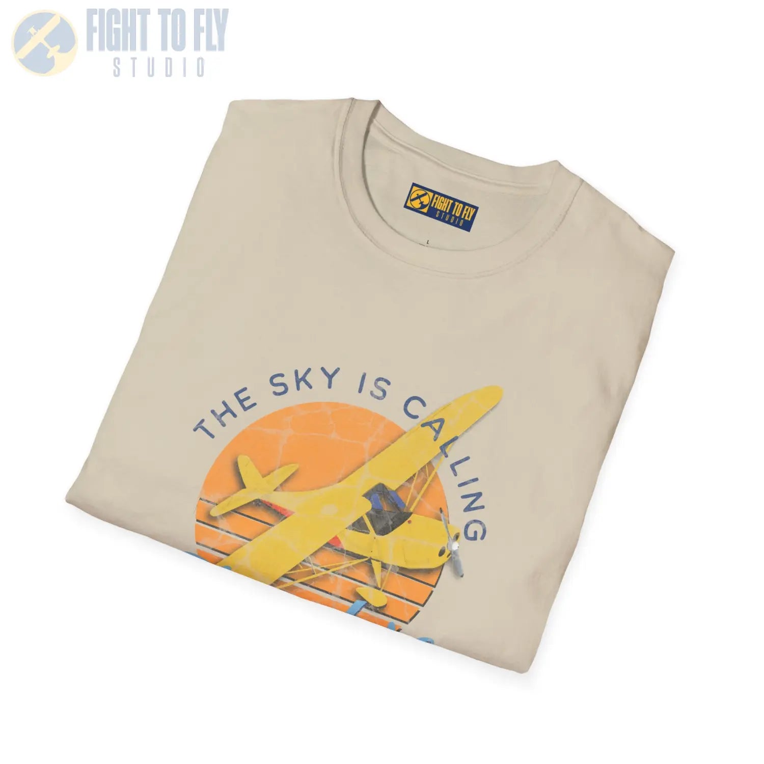 The Sky Is Calling Adventure Awaits Tee - T-Shirt - Pilot gifts - WWII warbird t-shirt