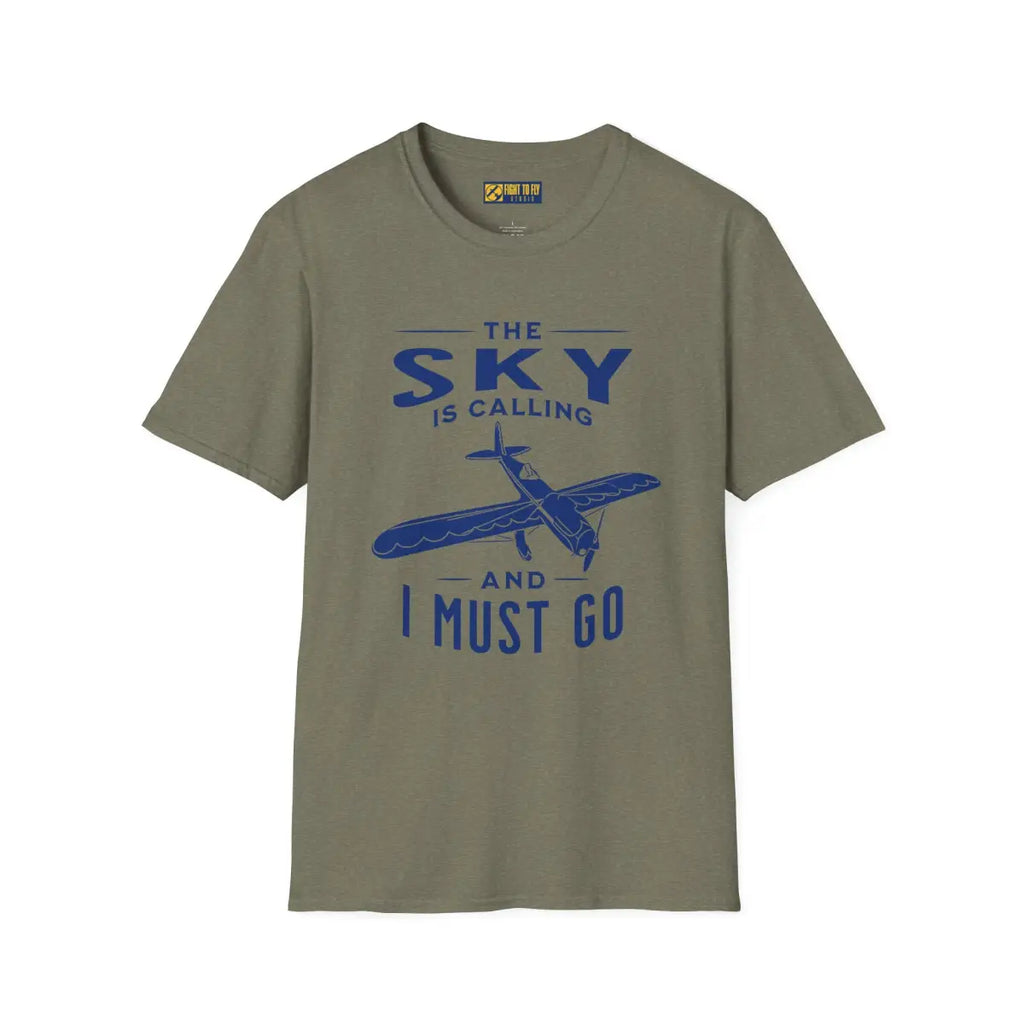The Sky is Calling and I Must Go - Ryan ST-A - T-Shirt - Pilot gifts - WWII warbird t-shirt
