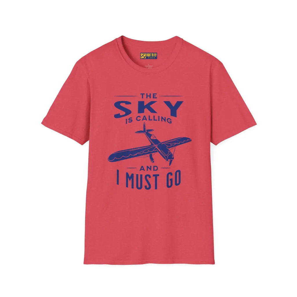 The Sky is Calling and I Must Go - Ryan ST-A - T-Shirt - Pilot gifts - WWII warbird t-shirt