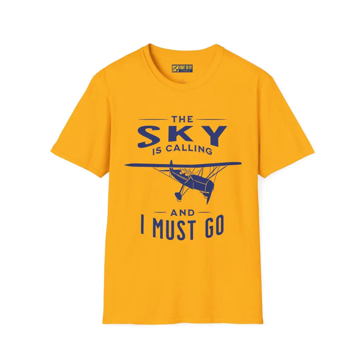The Sky is Calling and I Must Go - Vintage Aircraft - T-Shirt - Pilot gifts - WWII warbird t-shirt