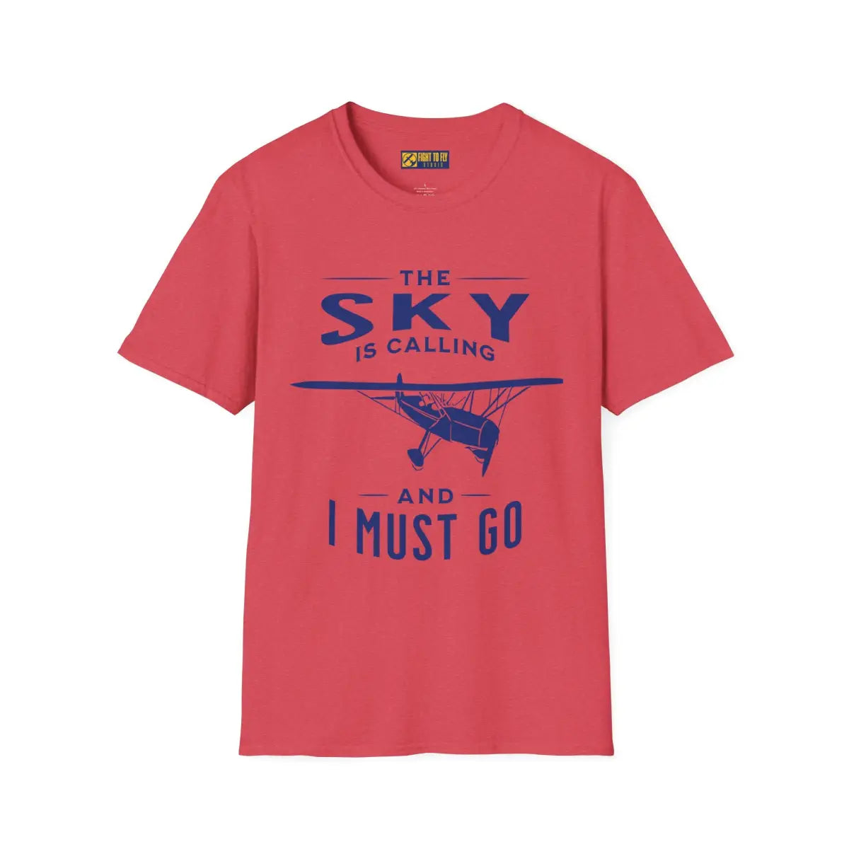 The Sky is Calling and I Must Go - Vintage Aircraft - T-Shirt - Pilot gifts - WWII warbird t-shirt