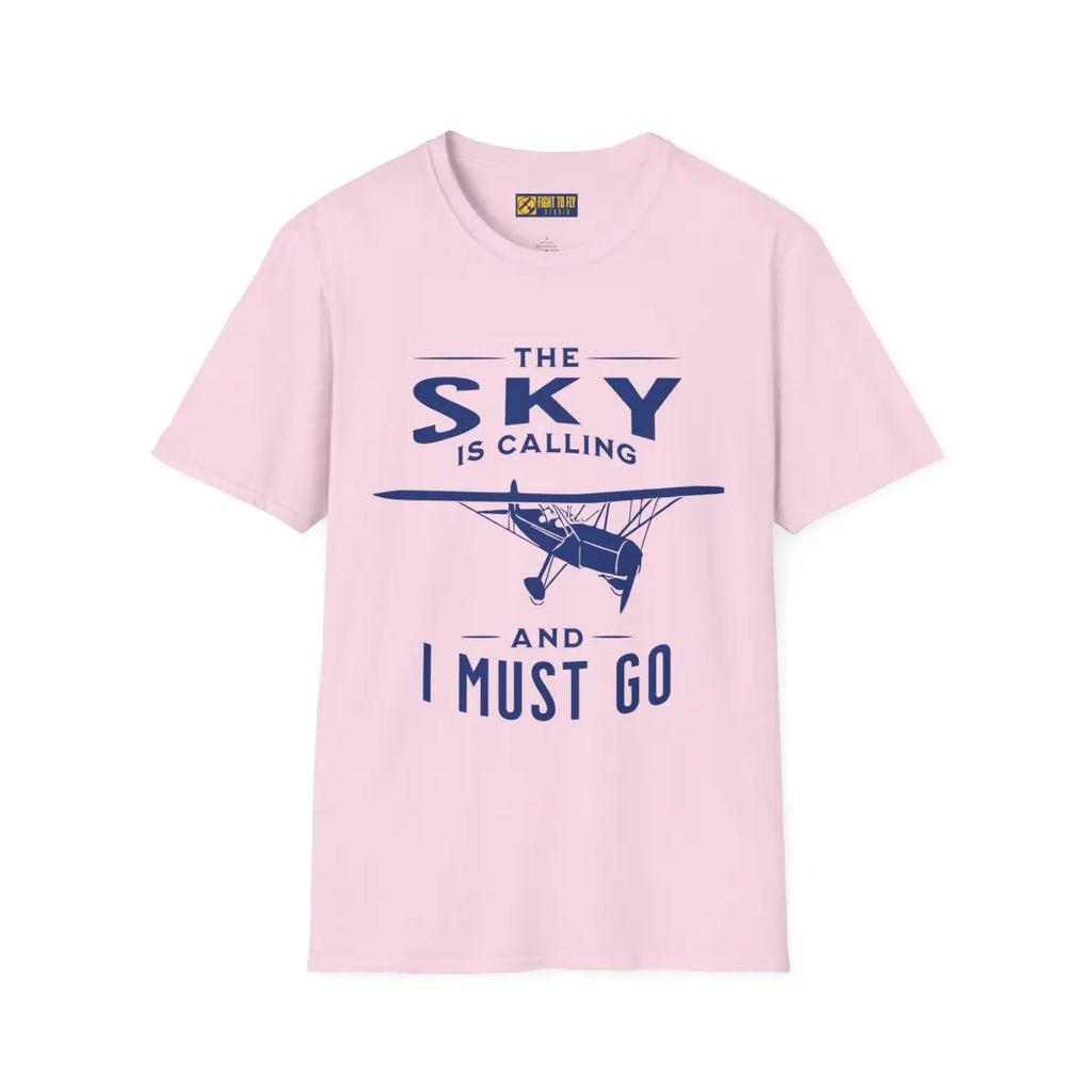 The Sky is Calling and I Must Go - Vintage Aircraft - T-Shirt - Pilot gifts - WWII warbird t-shirt