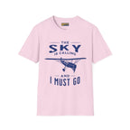 The Sky is Calling and I Must Go - Vintage Aircraft - T-Shirt - Pilot gifts - WWII warbird t-shirt