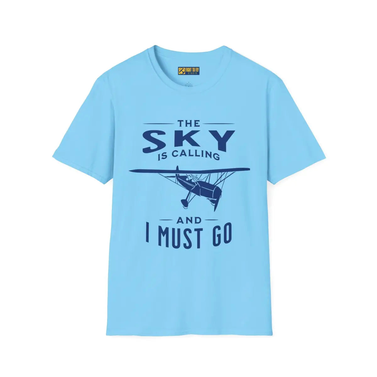 The Sky is Calling and I Must Go - Vintage Aircraft - T-Shirt - Pilot gifts - WWII warbird t-shirt