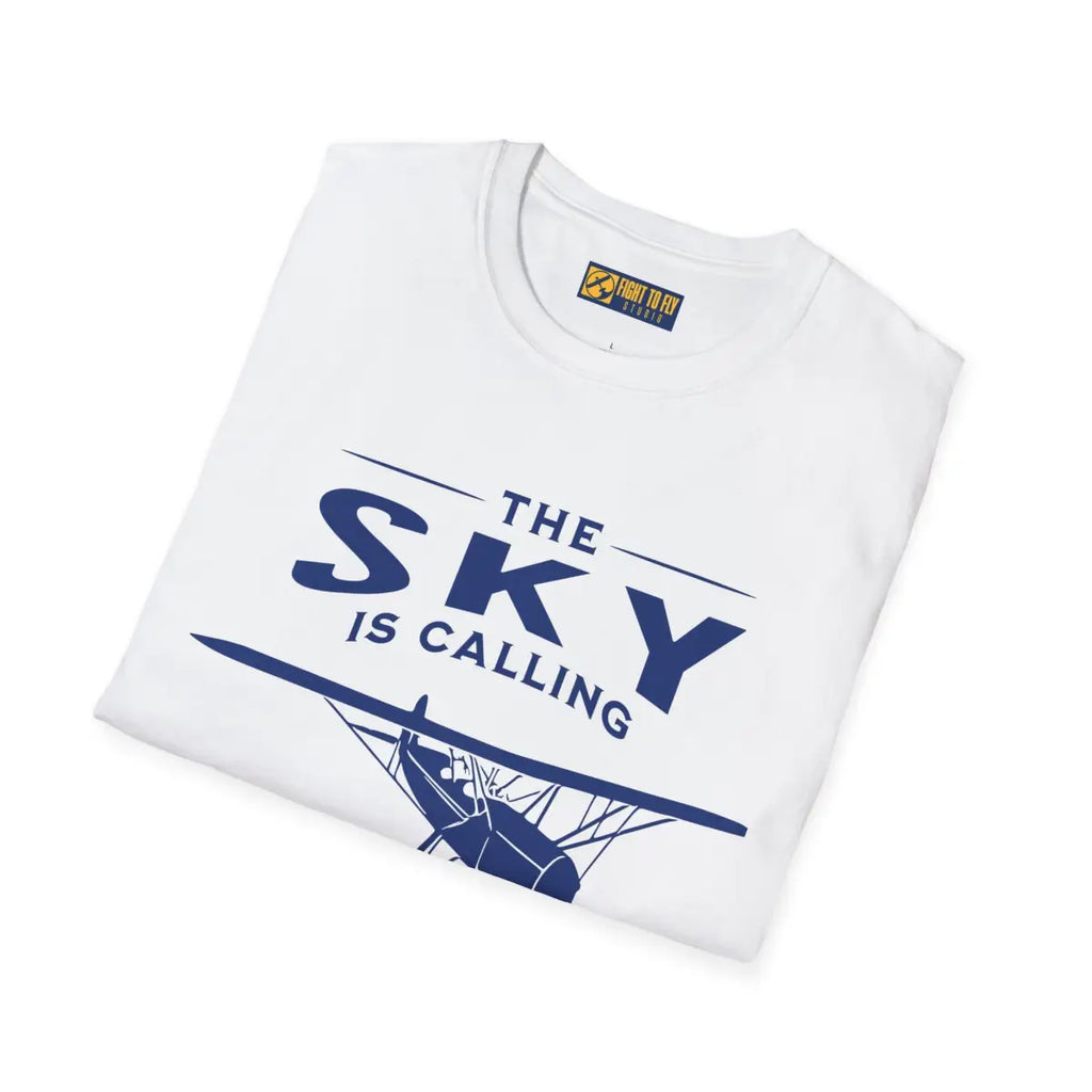 The Sky is Calling and I Must Go - Vintage Aircraft - T-Shirt - Gifts for pilots - Aviation apparel