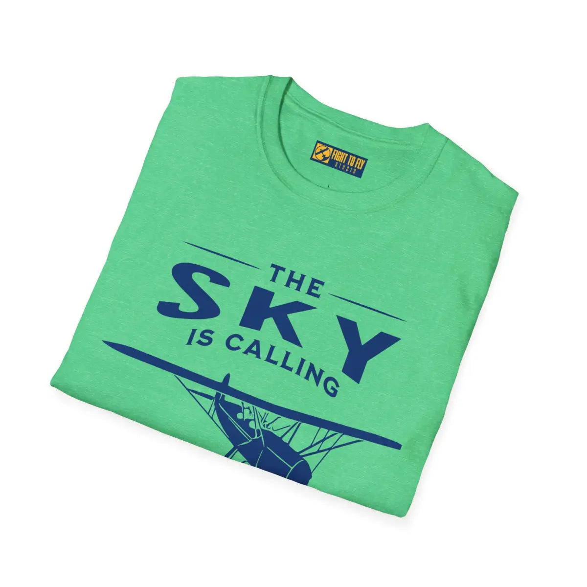 The Sky is Calling and I Must Go - Vintage Aircraft - T-Shirt - Pilot gifts - WWII warbird t-shirt