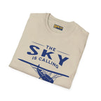 The Sky is Calling and I Must Go - Vintage Aircraft - T-Shirt - Pilot gifts - WWII warbird t-shirt