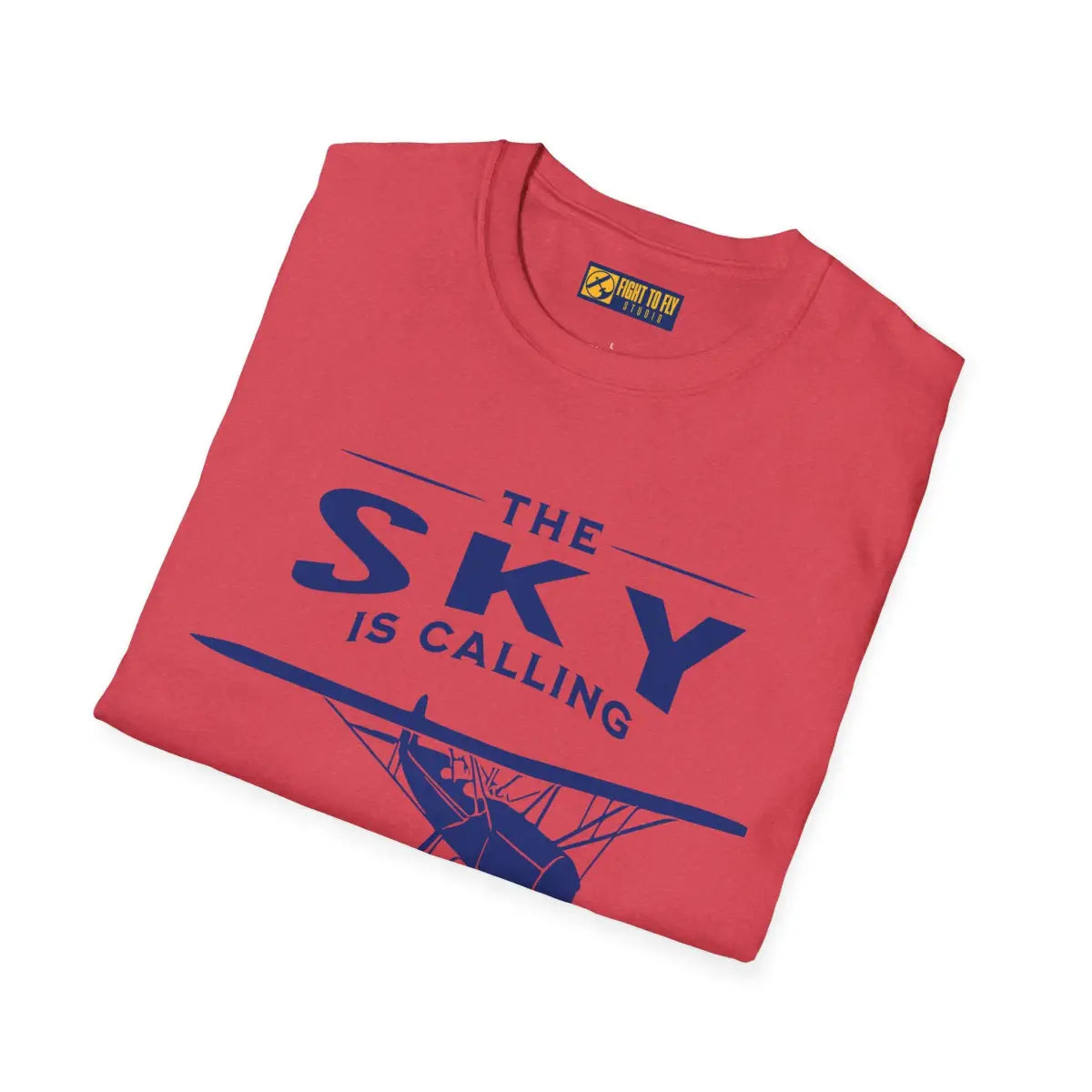 The Sky is Calling and I Must Go - Vintage Aircraft - T-Shirt - Gifts for pilots - Aviation apparel