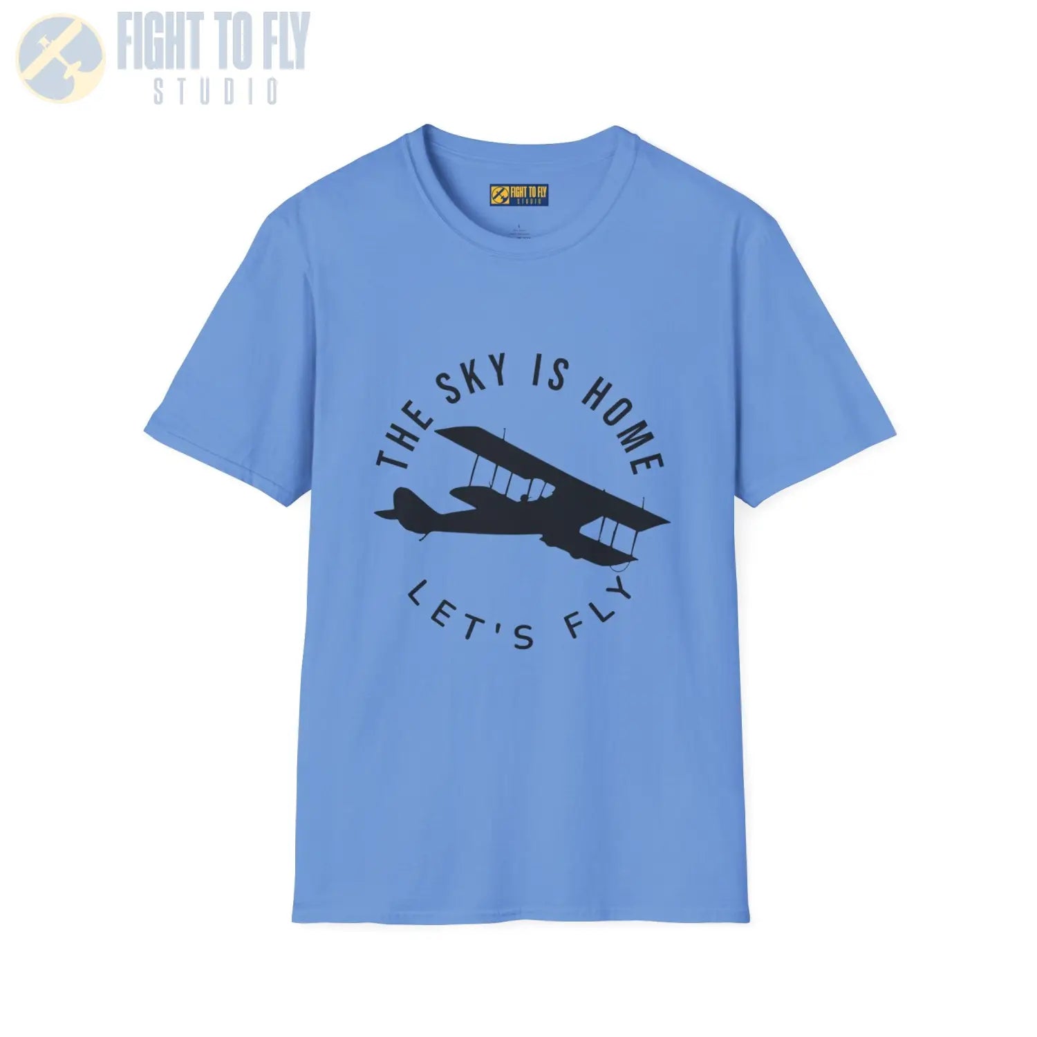 The Sky is Home Let’s Fly - Tee - T-Shirt - Pilot gifts - WWII warbird t-shirt