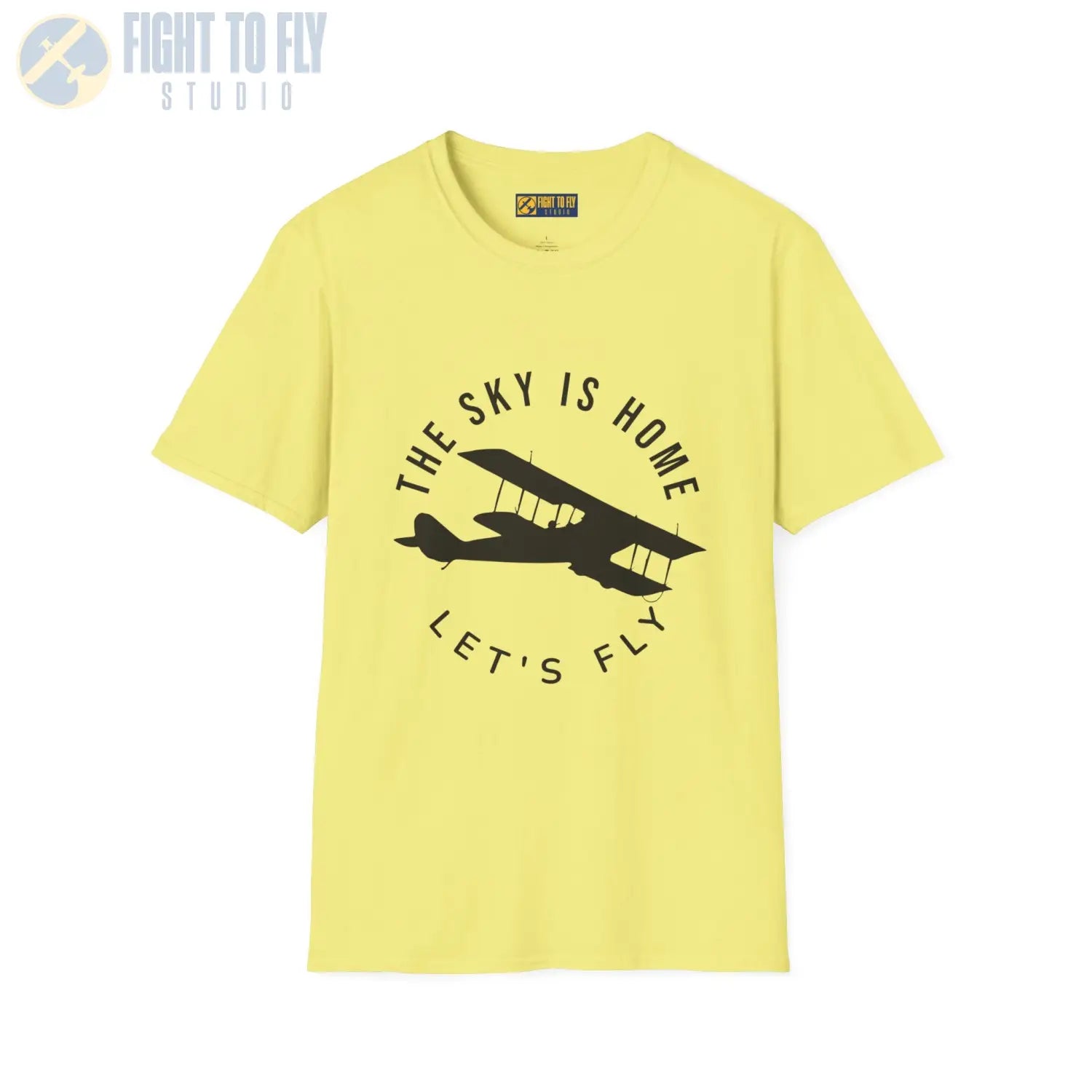 The Sky is Home Let’s Fly - Tee - T-Shirt - Pilot gifts - WWII warbird t-shirt