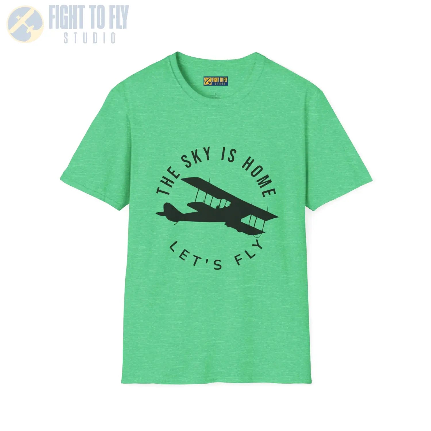 The Sky is Home Let’s Fly - Tee - T-Shirt - Pilot gifts - WWII warbird t-shirt