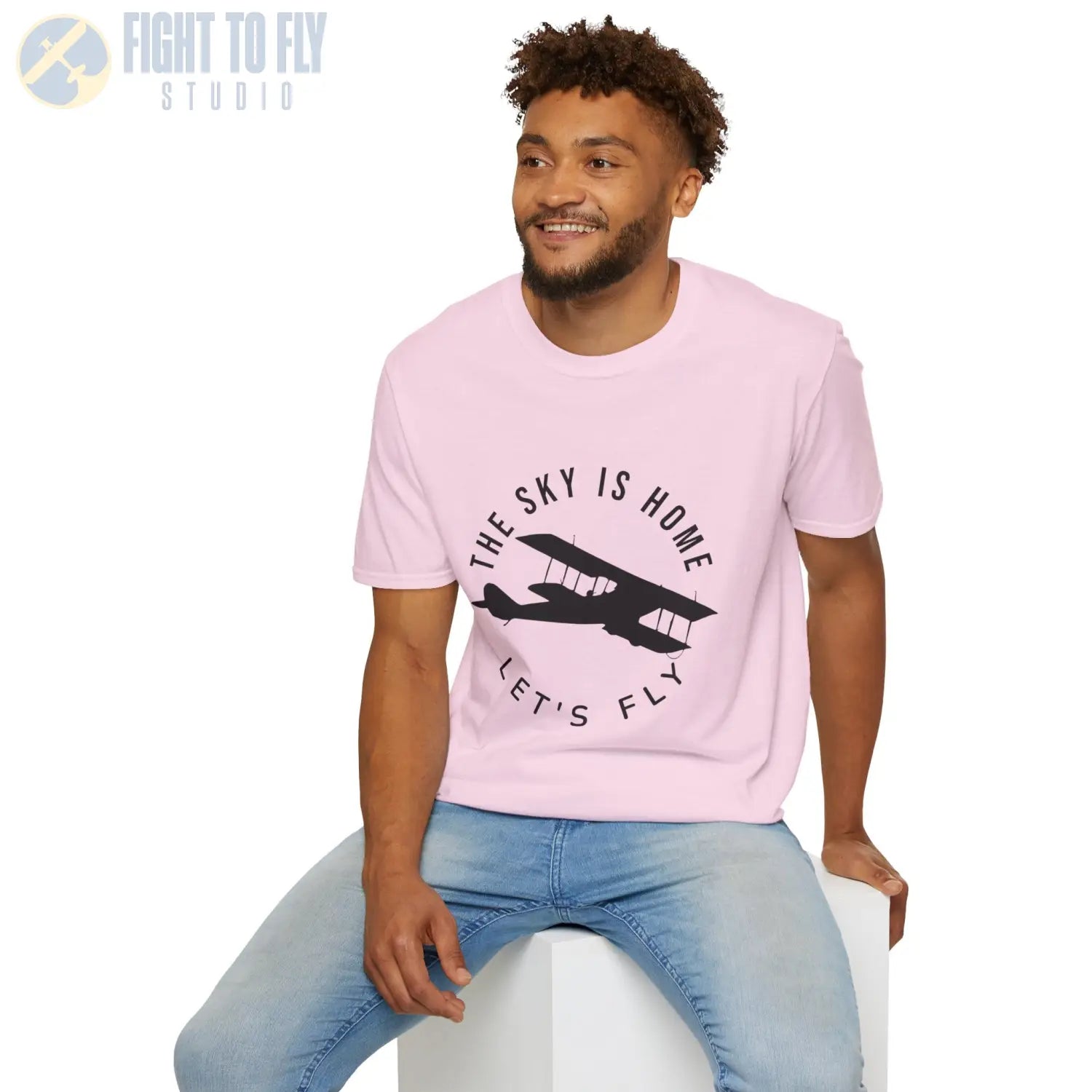 The Sky is Home Let’s Fly - Tee - T-Shirt - Pilot gifts - WWII warbird t-shirt