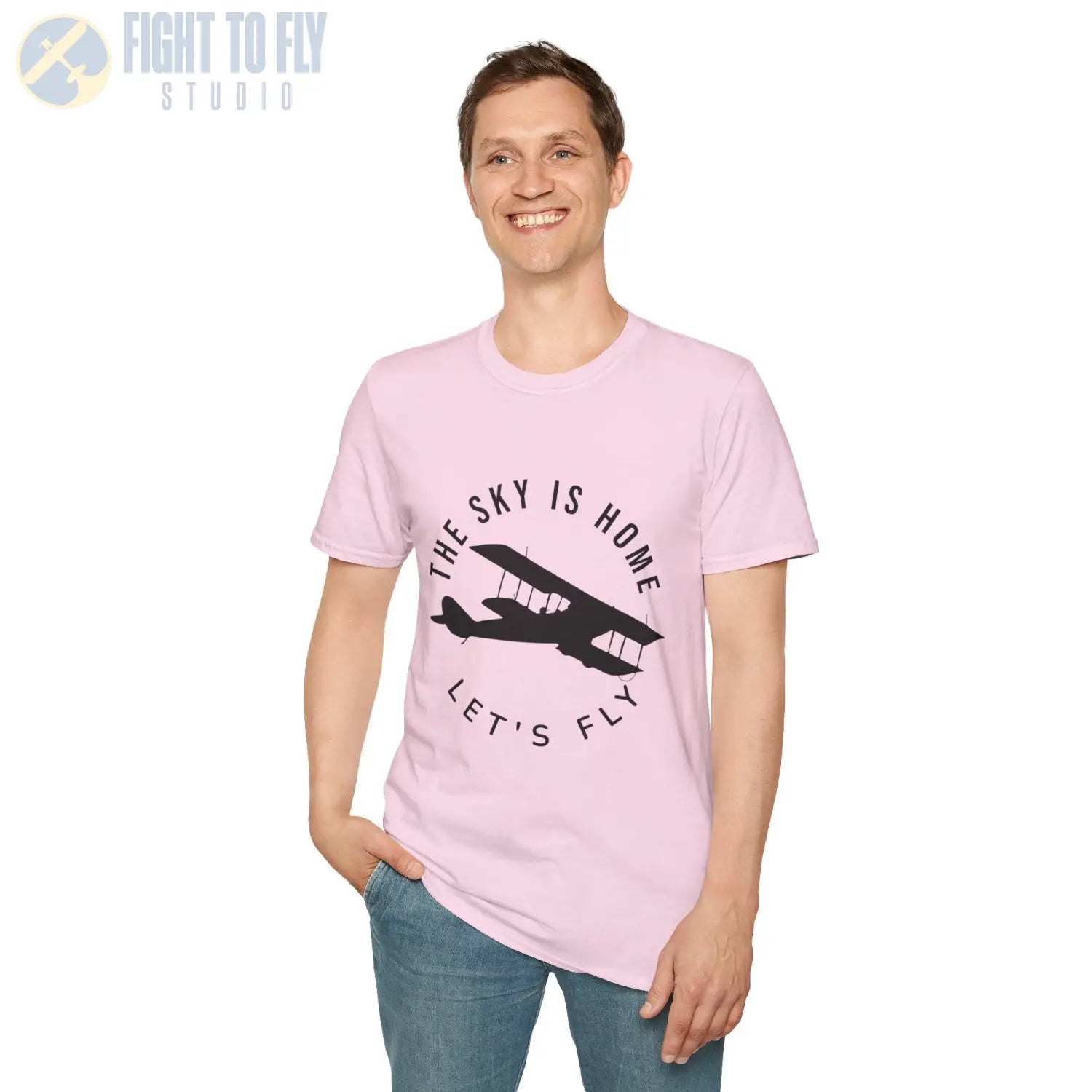 The Sky is Home Let’s Fly - Tee - T-Shirt - Pilot gifts - WWII warbird t-shirt