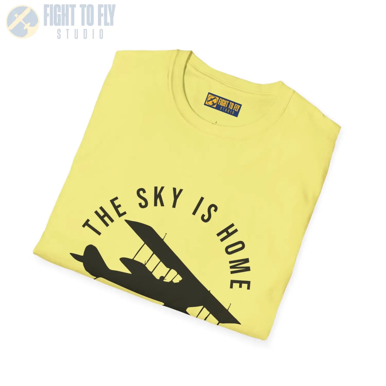 The Sky is Home Let’s Fly - Tee - T-Shirt - Pilot gifts - WWII warbird t-shirt