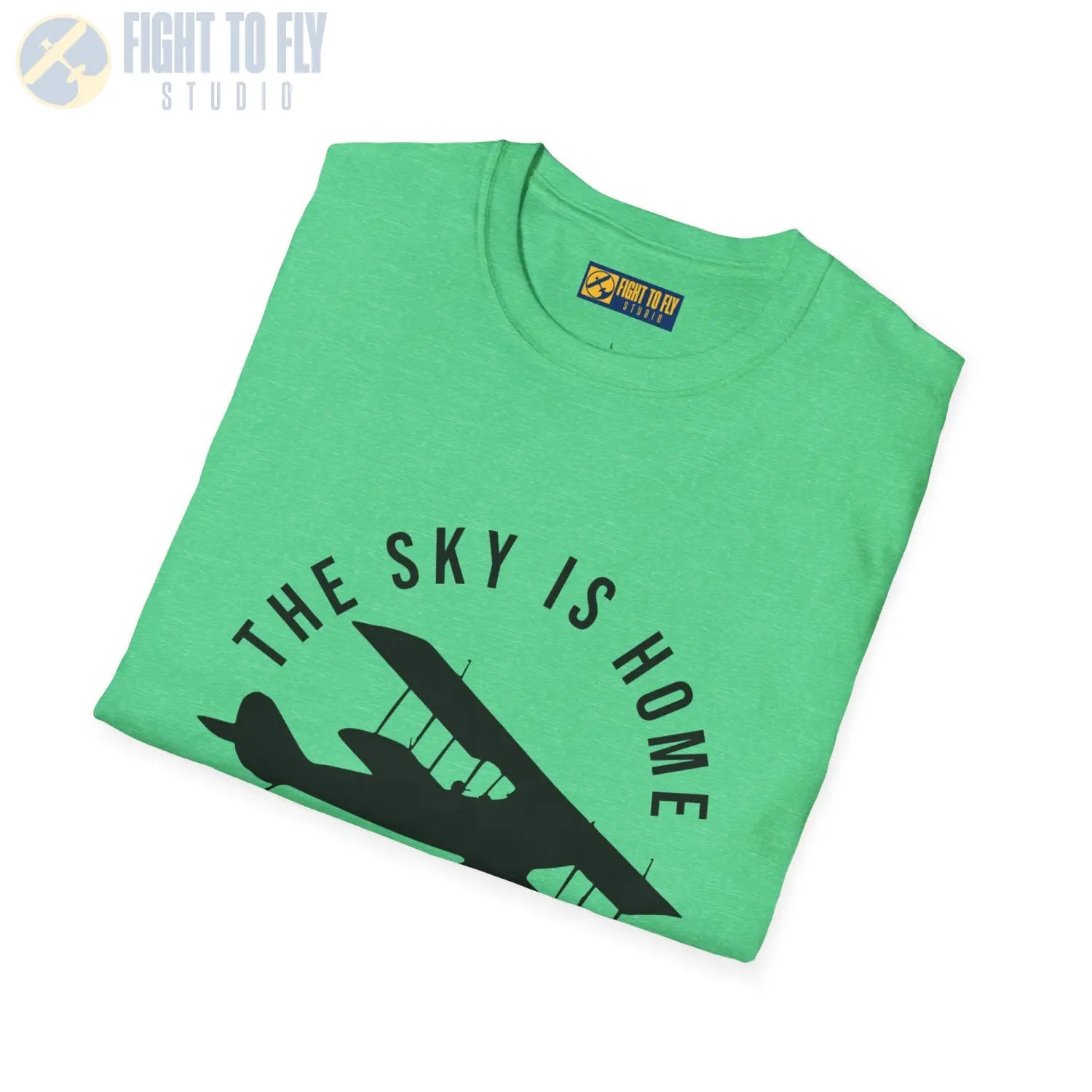 The Sky is Home Let’s Fly - Tee - T-Shirt - Pilot gifts - WWII warbird t-shirt