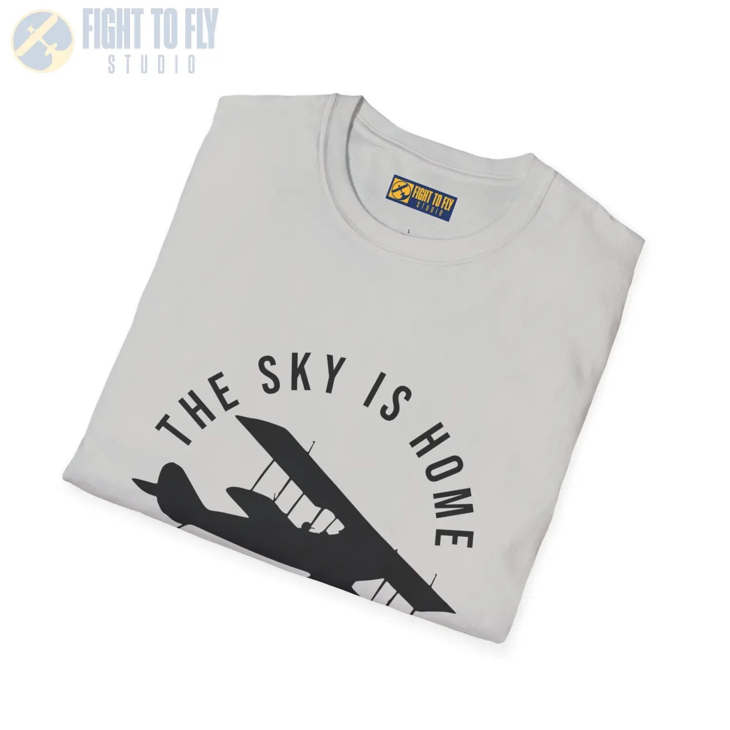 The Sky is Home Let’s Fly - Tee - T-Shirt - Pilot gifts - WWII warbird t-shirt
