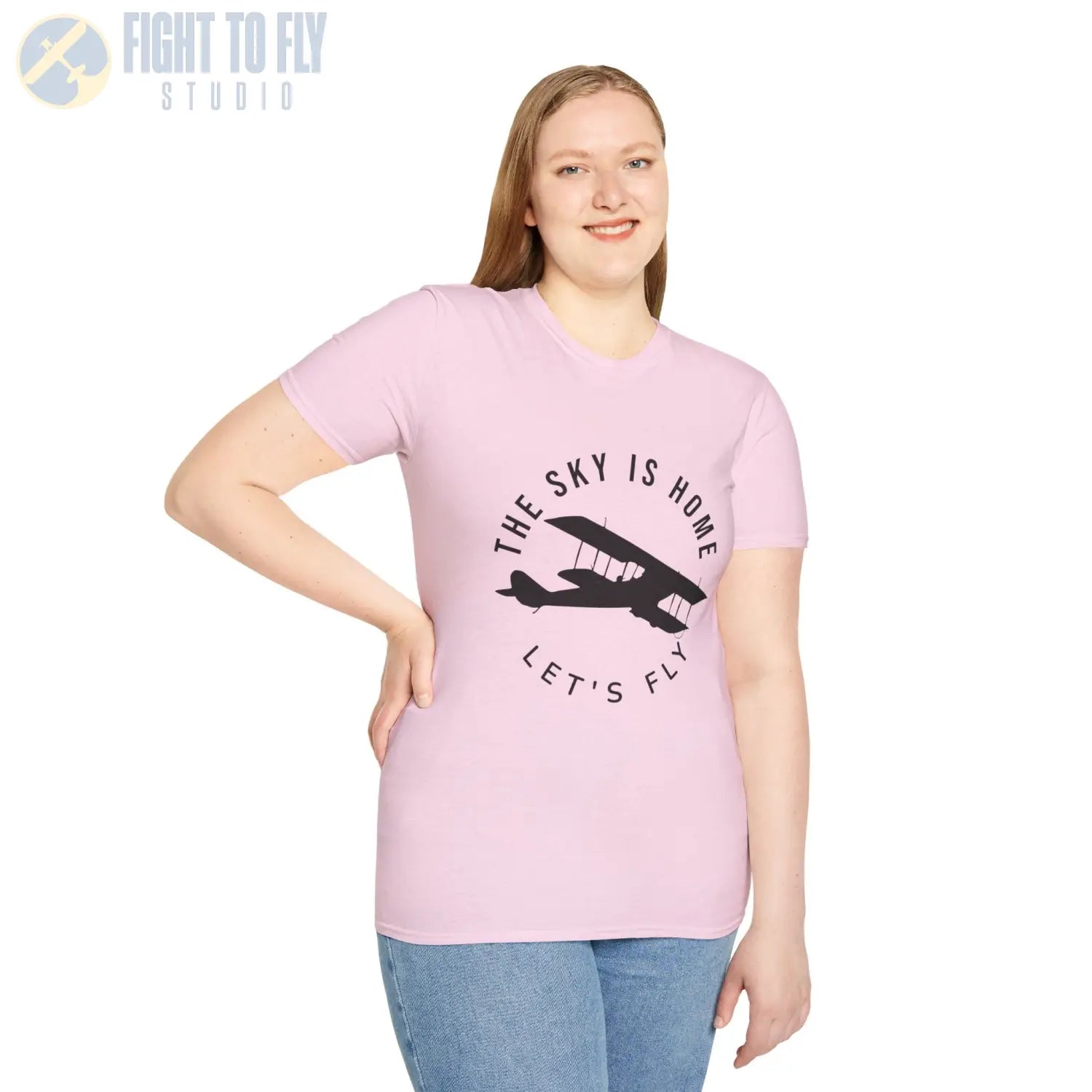 The Sky is Home Let’s Fly - Tee - T-Shirt - Pilot gifts - WWII warbird t-shirt