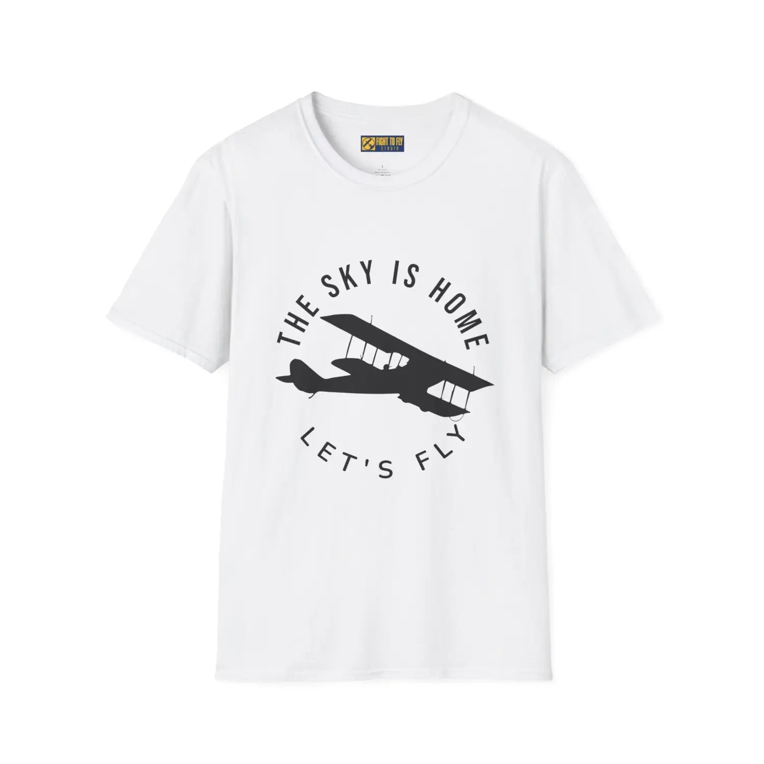 The Sky is Home Let’s Fly - Tee - T-Shirt - Pilot gifts - WWII warbird t-shirt