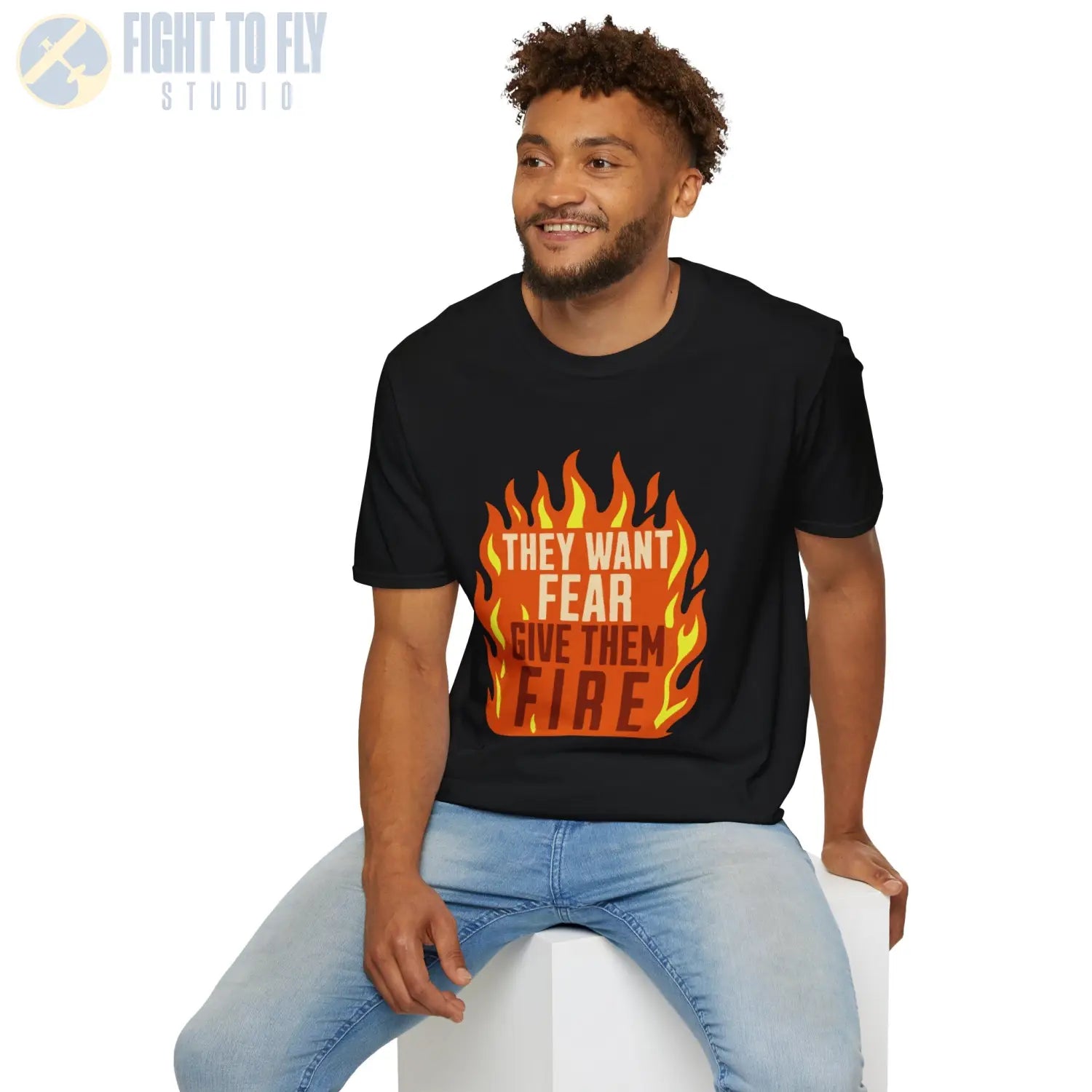 They Want Fear – Give Them Fire - T-Shirt - Pilot gifts - WWII warbird t-shirt