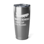 Today’s Schedule: Wake Up & Fly Planes - Mug - Pilot gifts - WWII warbird t-shirt