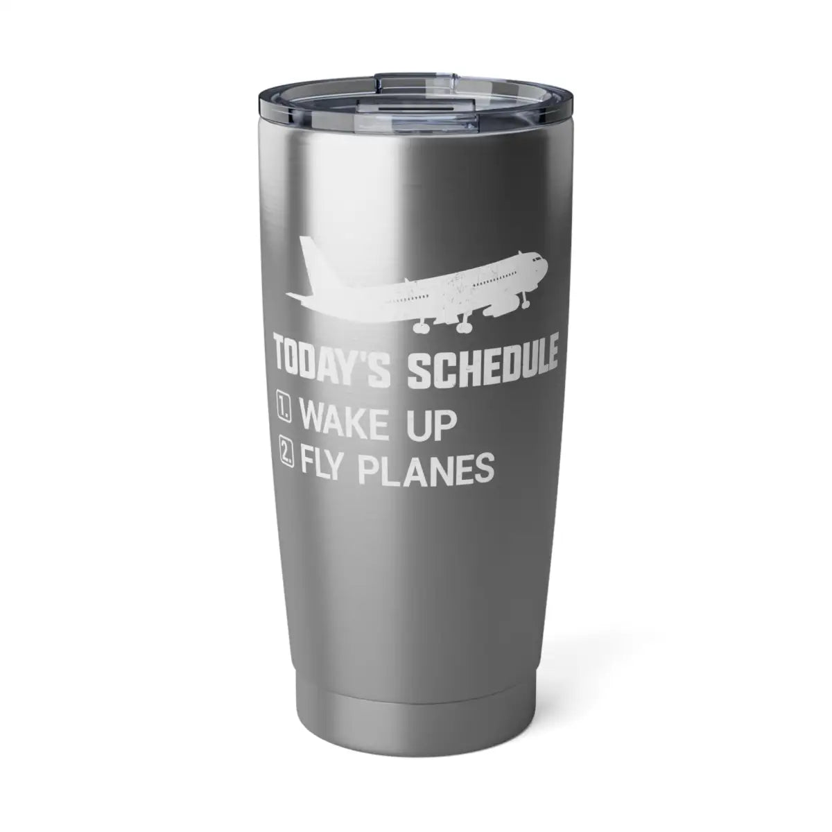 Today’s Schedule: Wake Up & Fly Planes - Mug - Pilot gifts - WWII warbird t-shirt