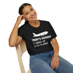 Today’s Schedule: Wake Up Fly Planes - T-Shirt - Pilot gifts - WWII warbird t-shirt