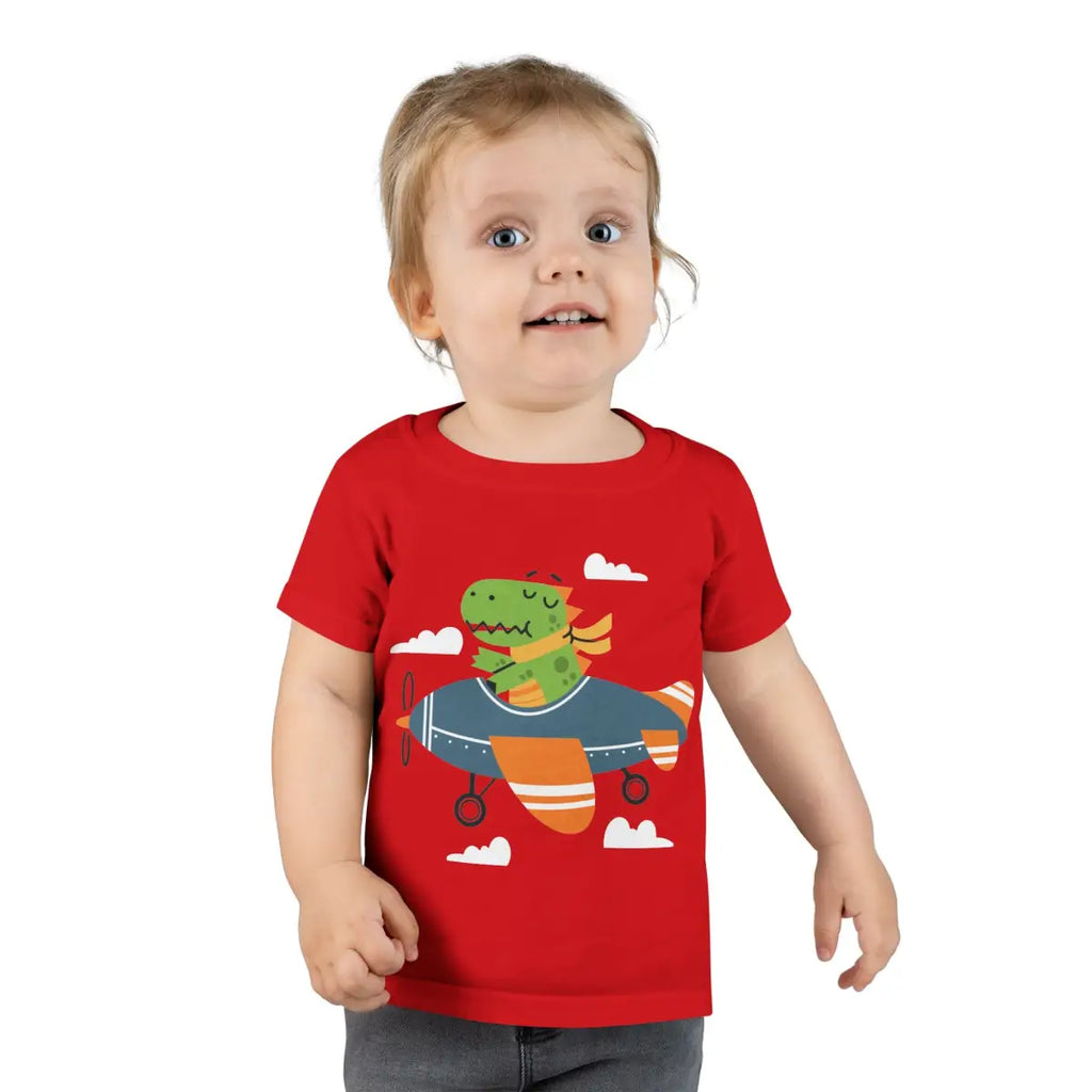Toddler Dinosaur T-Shirt Cute Dino Tee - Kids clothes - Gifts for pilots - Aviation apparel