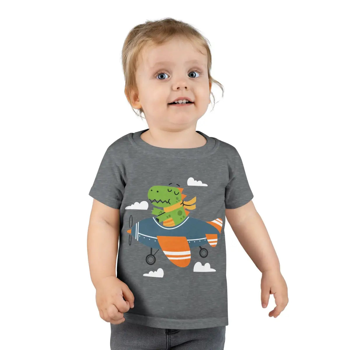 Toddler Dinosaur T-Shirt Cute Dino Tee - Kids clothes - Pilot gifts - WWII warbird t-shirt