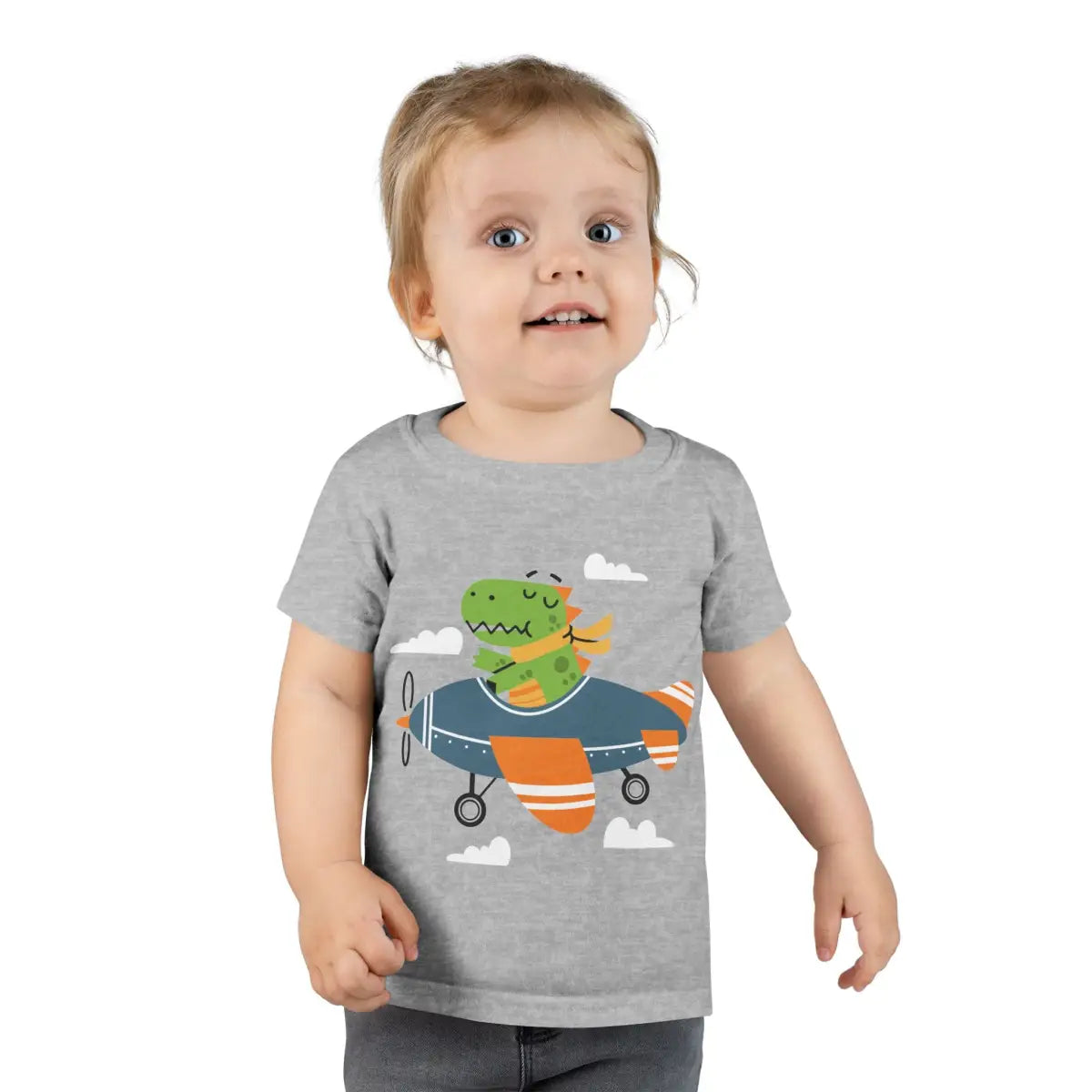 Toddler Dinosaur T-Shirt Cute Dino Tee - Kids clothes - Pilot gifts - WWII warbird t-shirt
