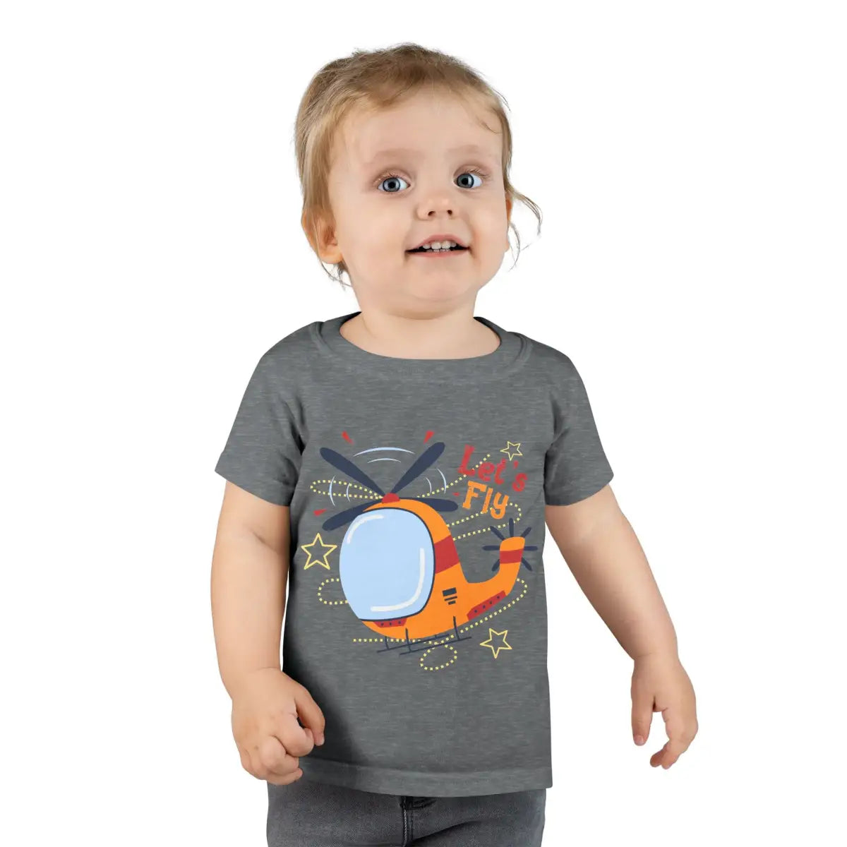 Toddler Helicopter T-Shirt - Fun Playful Kids Tee - clothes - Pilot gifts - WWII warbird t-shirt