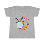 Toddler Helicopter T-Shirt - Fun Playful Kids Tee - clothes - Pilot gifts - WWII warbird t-shirt