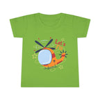 Toddler Helicopter T-Shirt - Fun Playful Kids Tee - clothes - Pilot gifts - WWII warbird t-shirt