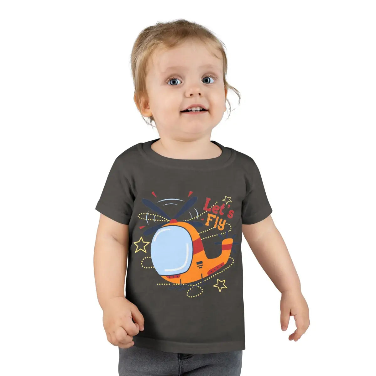 Toddler Helicopter T-Shirt - Fun Playful Kids Tee - clothes - Pilot gifts - WWII warbird t-shirt