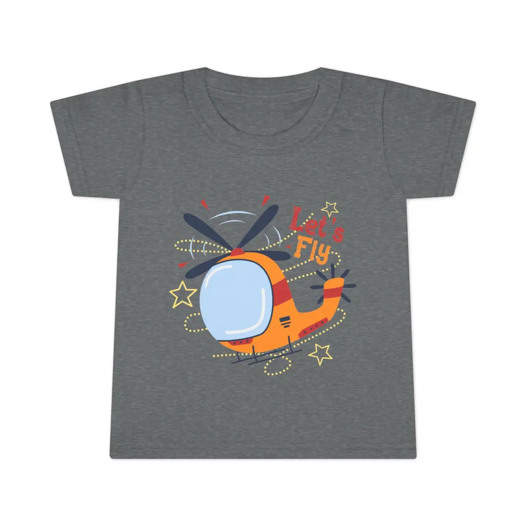 Toddler Helicopter T-Shirt - Fun Playful Kids Tee - clothes - Pilot gifts - WWII warbird t-shirt