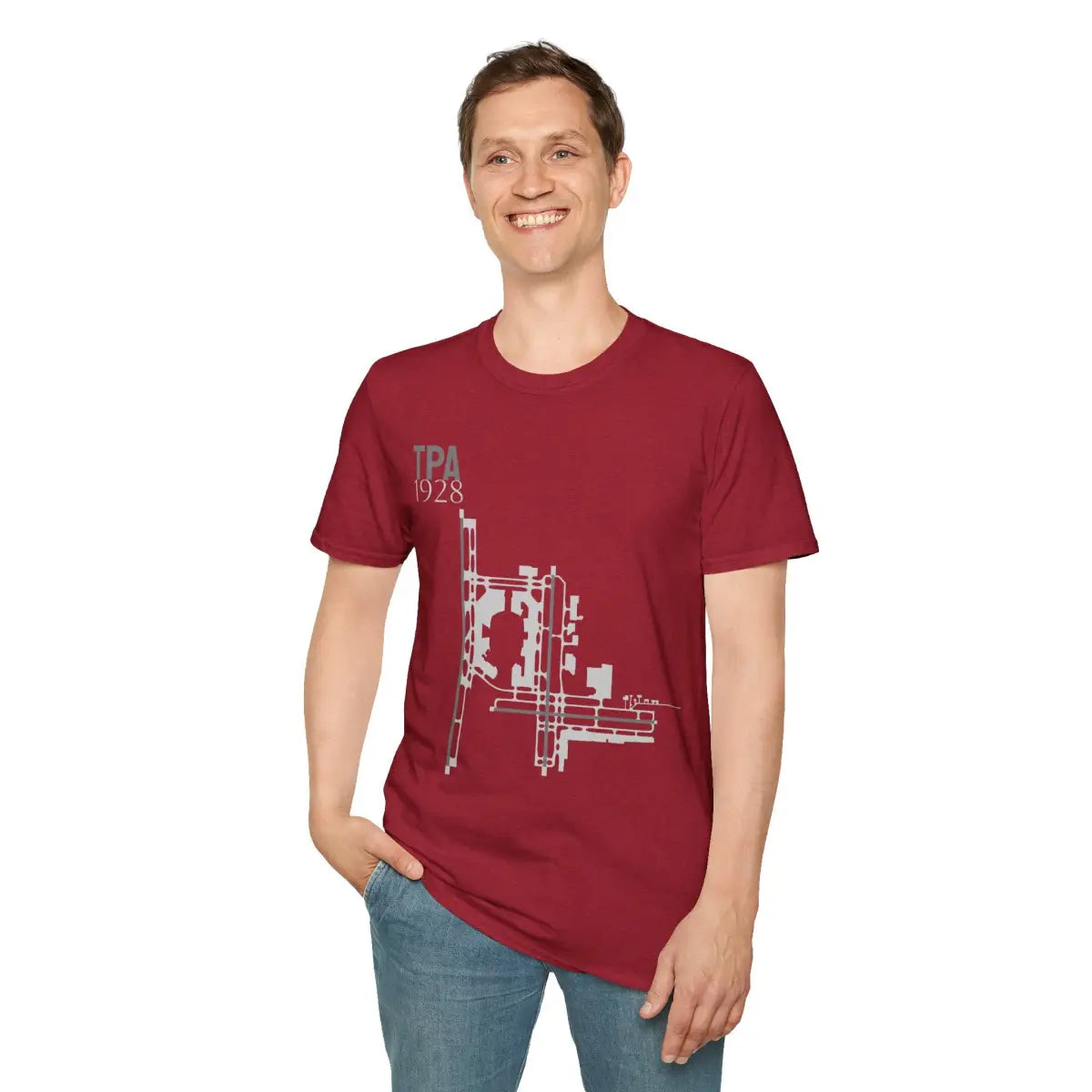 TPA Tampa International - 1928 - Tee - T-Shirt - Pilot gifts - WWII warbird t-shirt