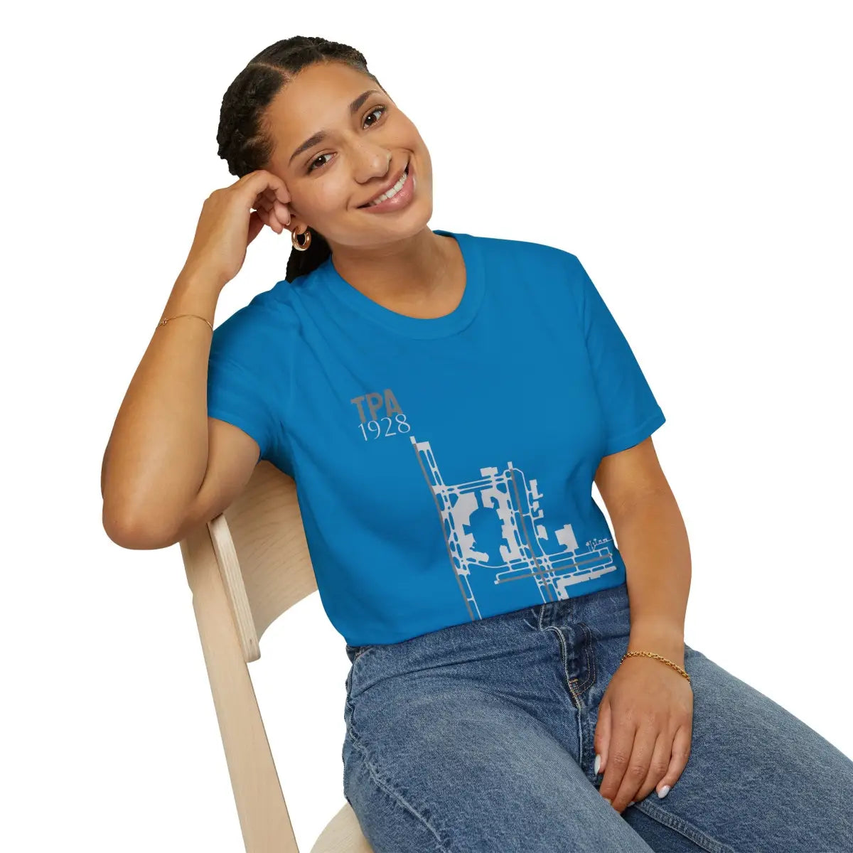 TPA Tampa International - 1928 - Tee - T-Shirt - Pilot gifts - WWII warbird t-shirt