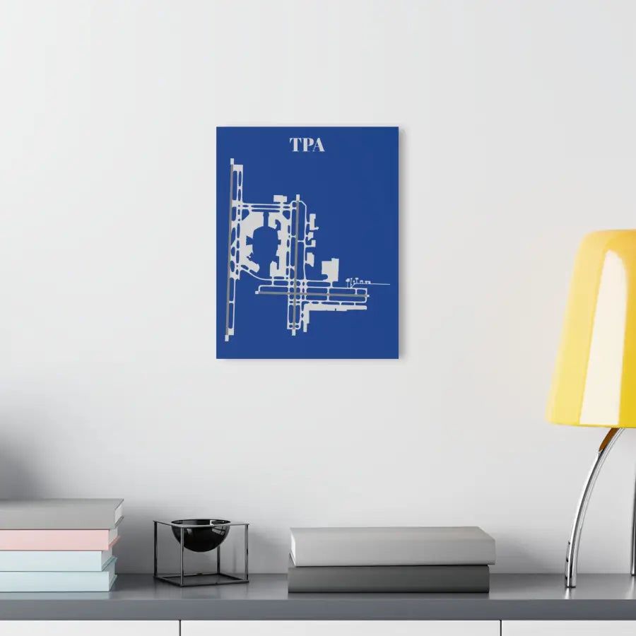 TPA - Tampa International Acrylic Print - Home Decor - Gifts for pilots - Aviation apparel