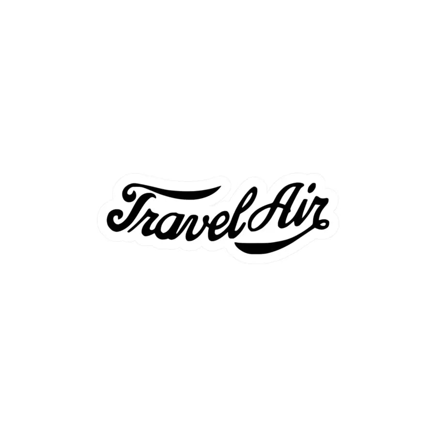 TravelAir Kiss-Cut Vinyl Decal - Paper products - Pilot gifts - WWII warbird t-shirt